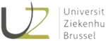 Logo de l'Université Ziekenhu Bruxelles, avec un symbole UZ stylisé et les mots « Université Ziekenhu Bruxelles ».