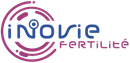 Logo d'iNovie Fertilité avec un design stylisé violet et bleu.