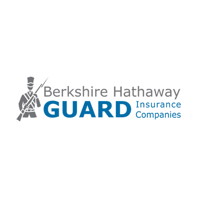 The logo for berkshire hathaway guard insurance companies