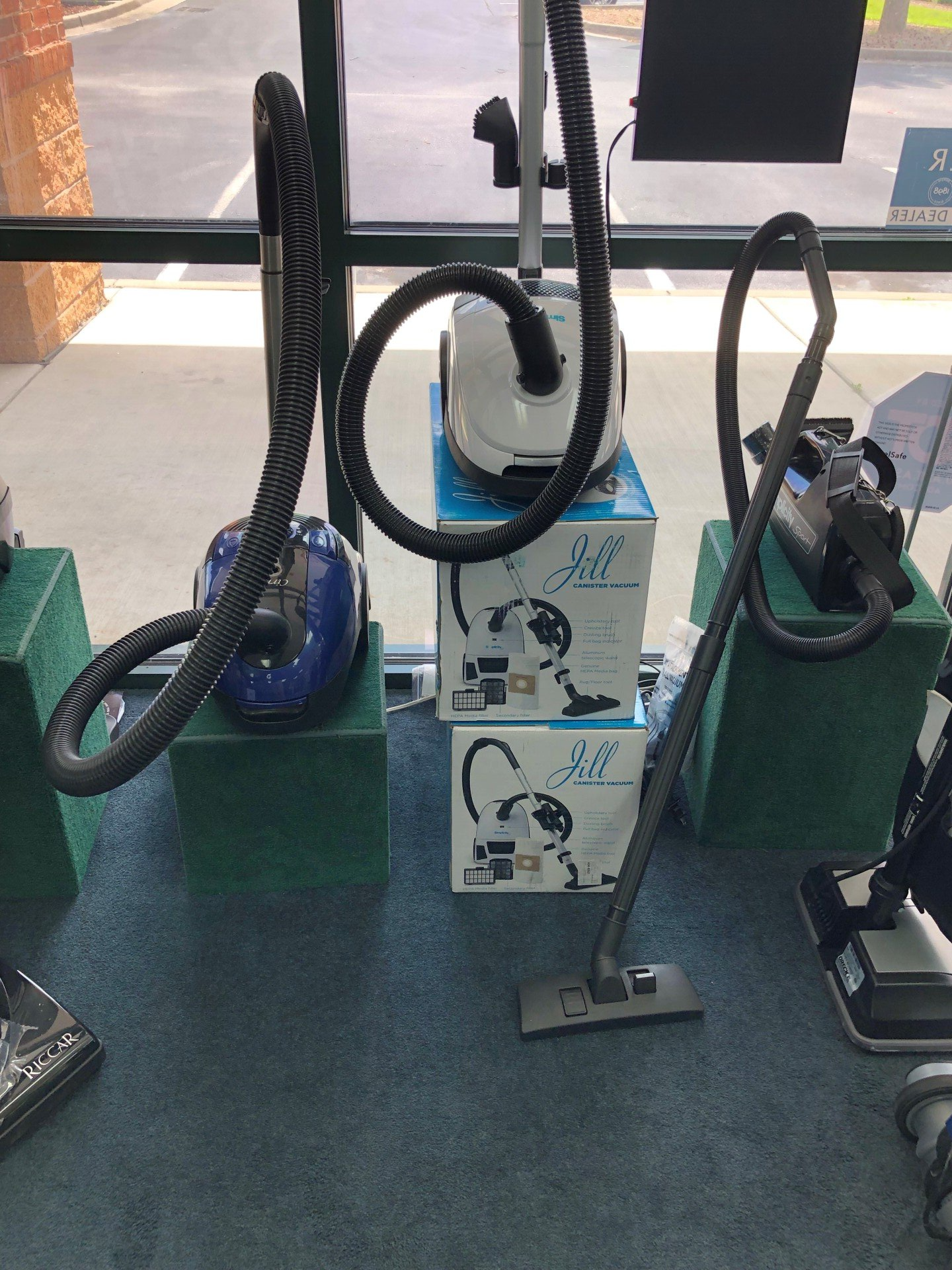 Simplicity Vacuums Beside Window - Wilmington, NC - Cape Fear Vacuums