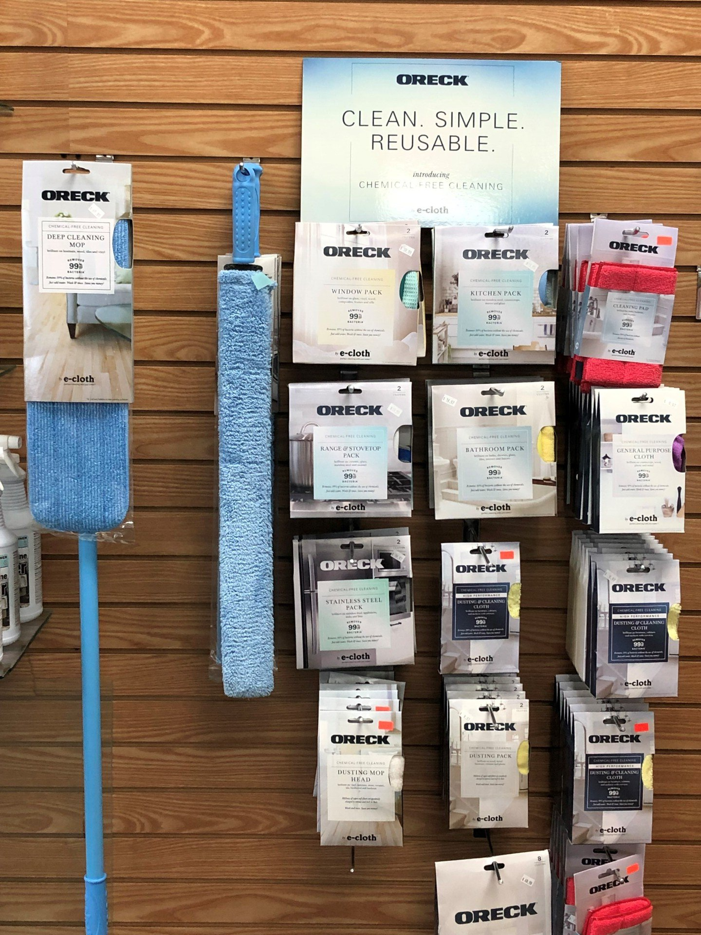 Hanged Microfiber Cloths - Wilmington, NC - Cape Fear Vacuums