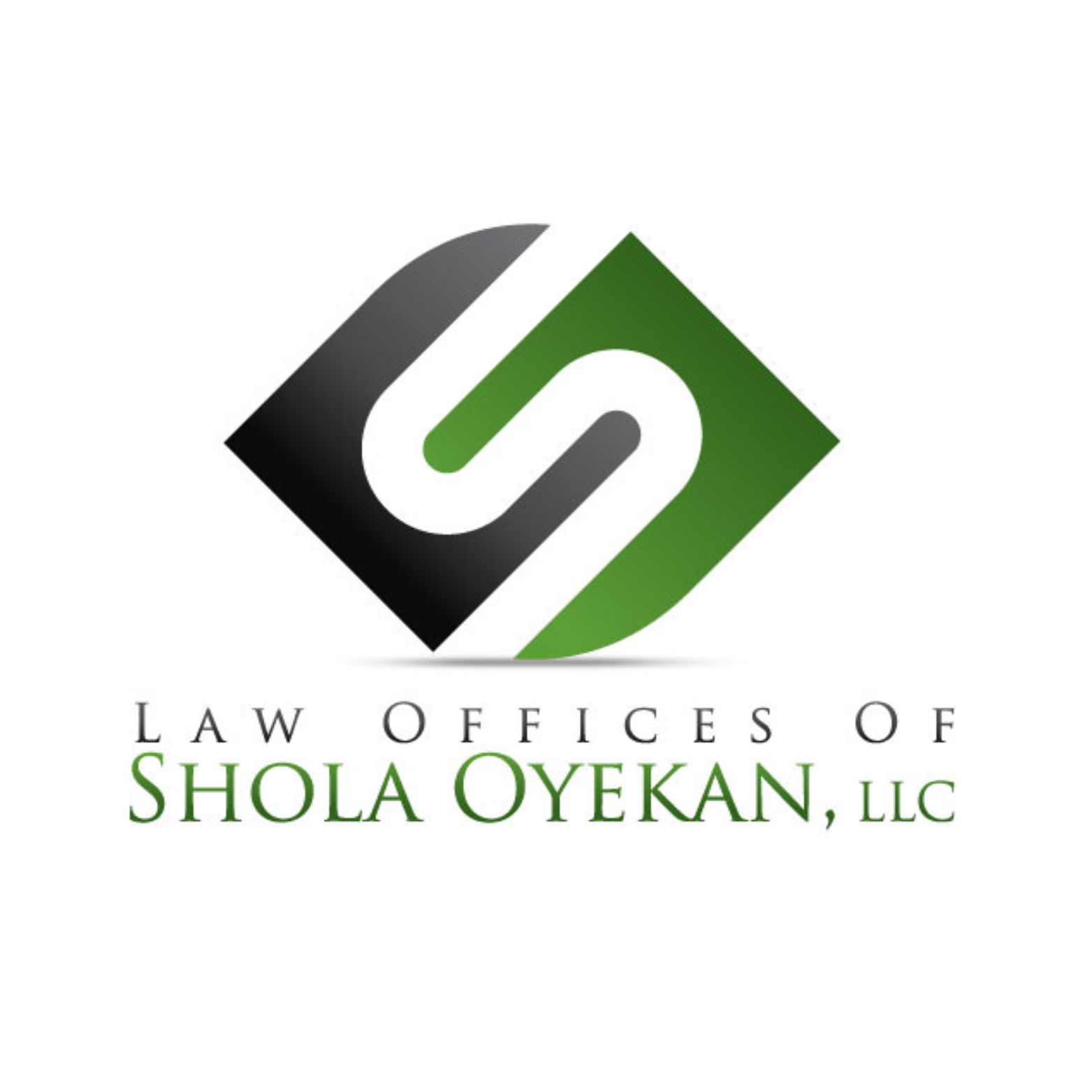 A logo for the law offices of shola oyekan llc