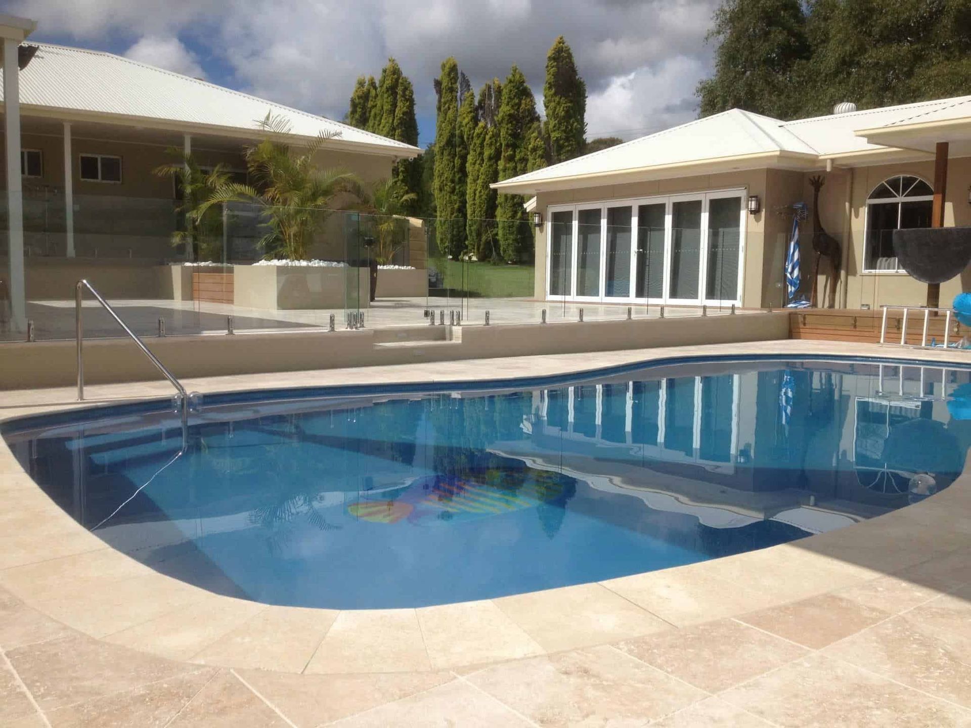 Pool With Two Buildings — Divine Landscape Creations in Terrigal, NSW