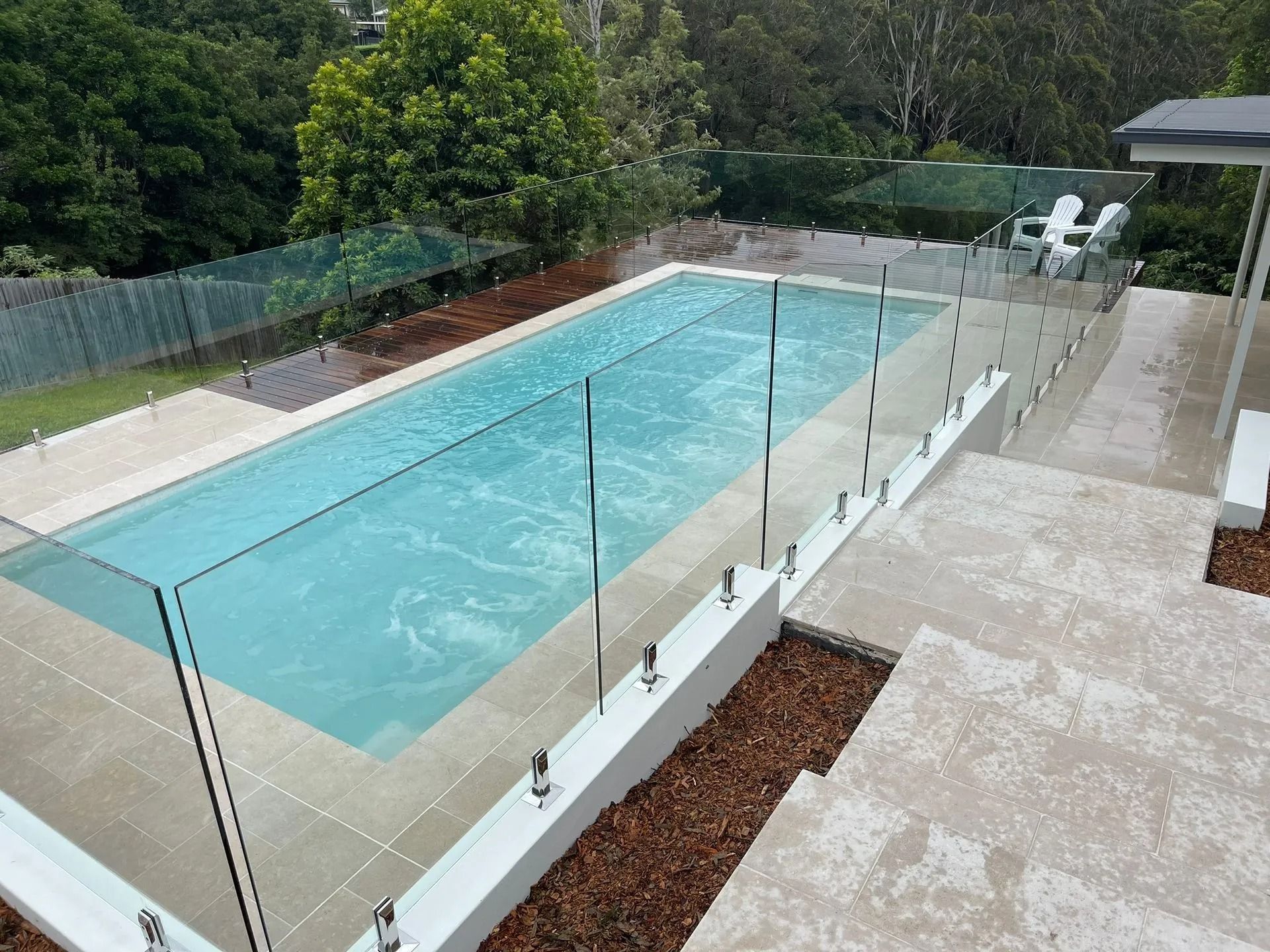 Rectangular Swimming Pool — Divine Landscape Creations in Erina, NSW