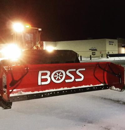 boss snow pusher box