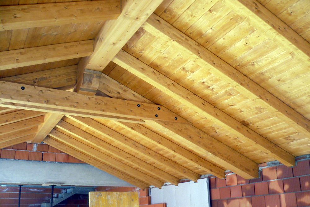 copertura in legno