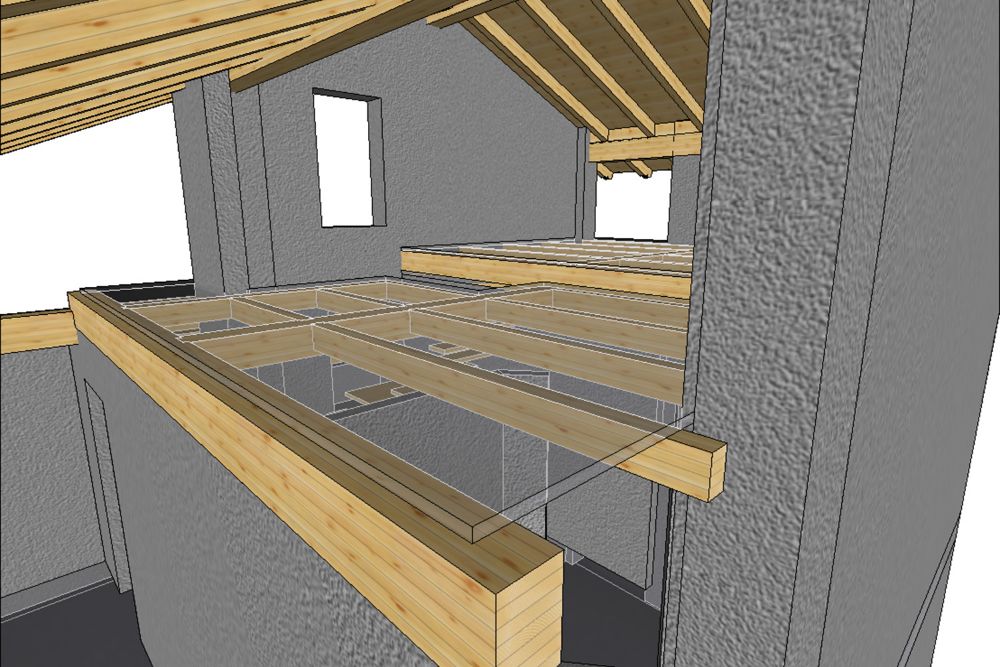 rendering opera in legno