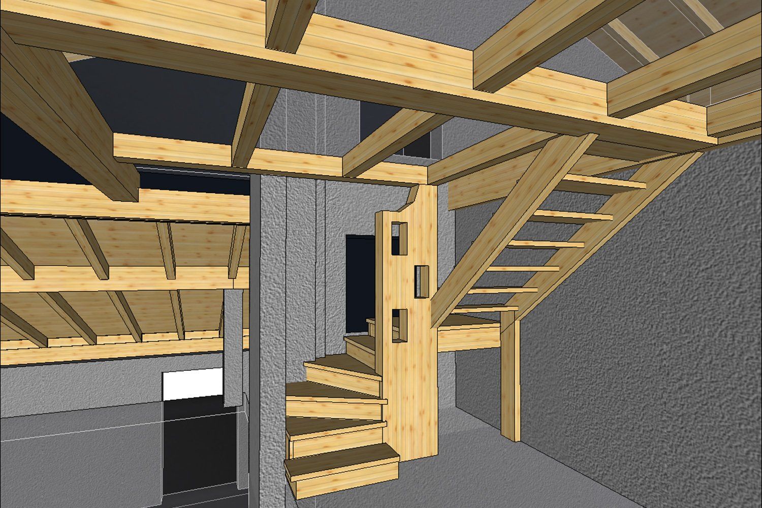 progettazione soppalco in legno