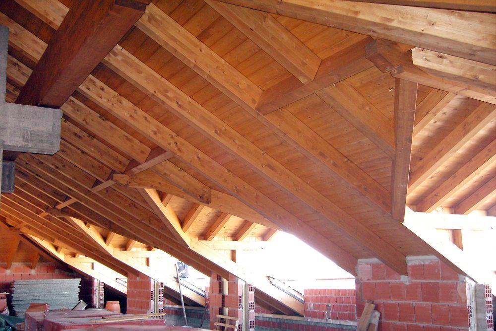 tetto in legno