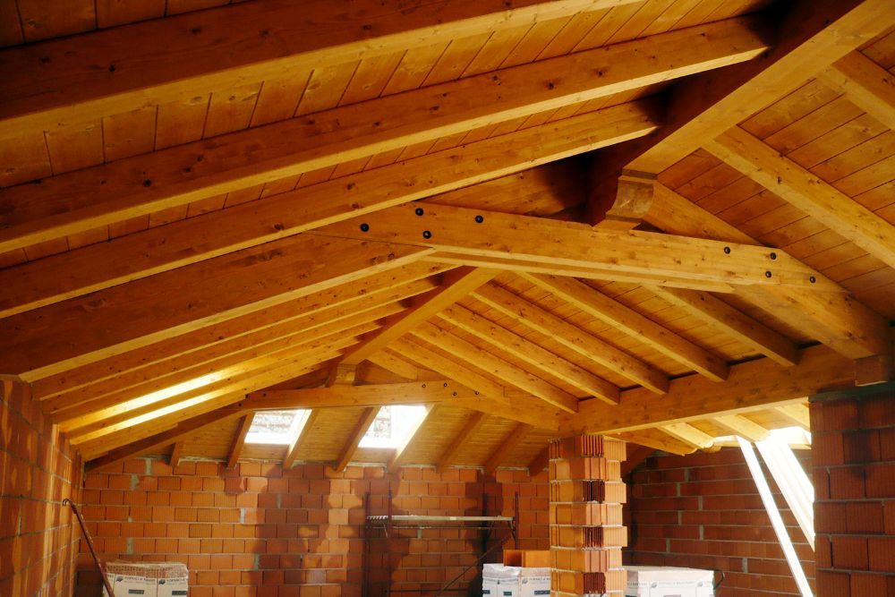 copertura in legno