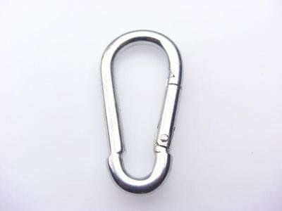 Moschettone a forma di pera in ferro zincato