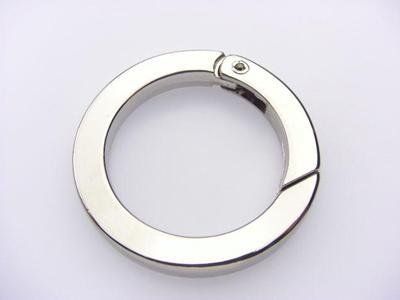 Moschettone circolare piatto