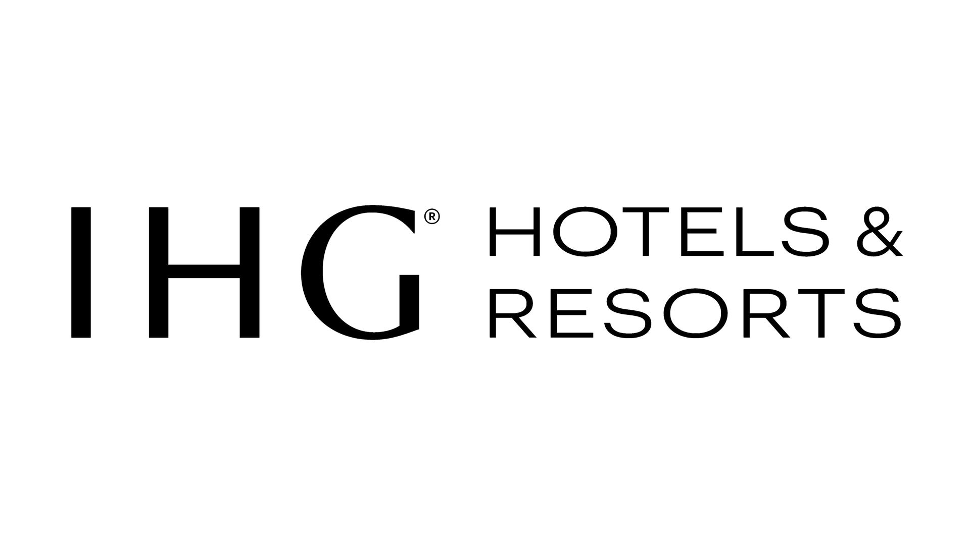 IHG Hotels & Resorts logo in black text.