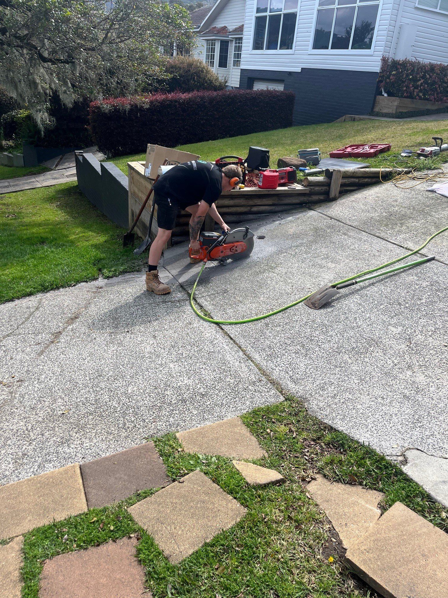 Plumber Working In The Bathroom Repairing Leaking Sinks With Adjustable Wrench — Distinct Plumbing Services In Wollongong