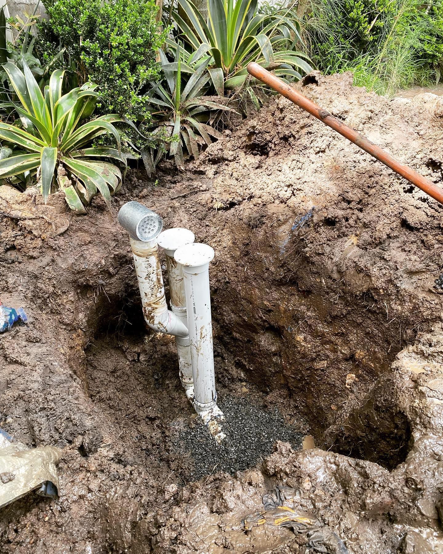 A Vertical PVC Pipe Assembled — Distinct Plumbing Services In Dapto, NSW