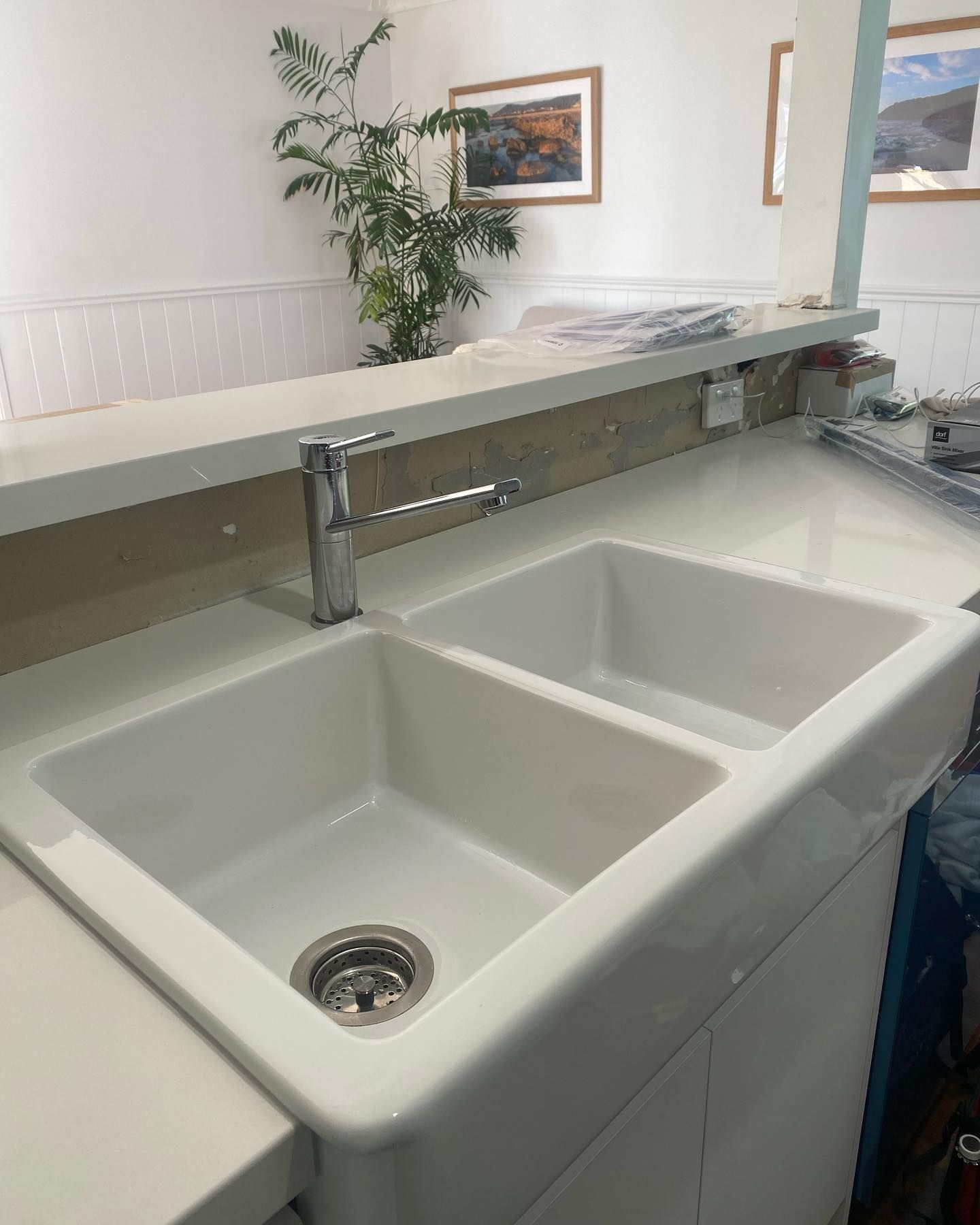 Plumber Repairing a Blocked Drainage — Distinct Plumbing Services In Dapto, NSW