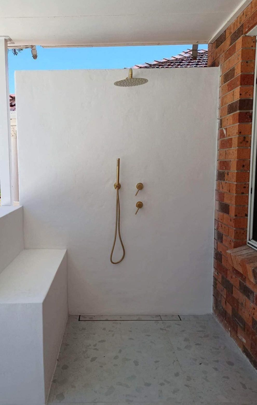 Outdoor Shower Hot Water System — Illawarra Animal Hospital, NSW