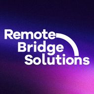 The logo for remote bridge solutions shows a bridge and the words `` remote bridge solutions ''.