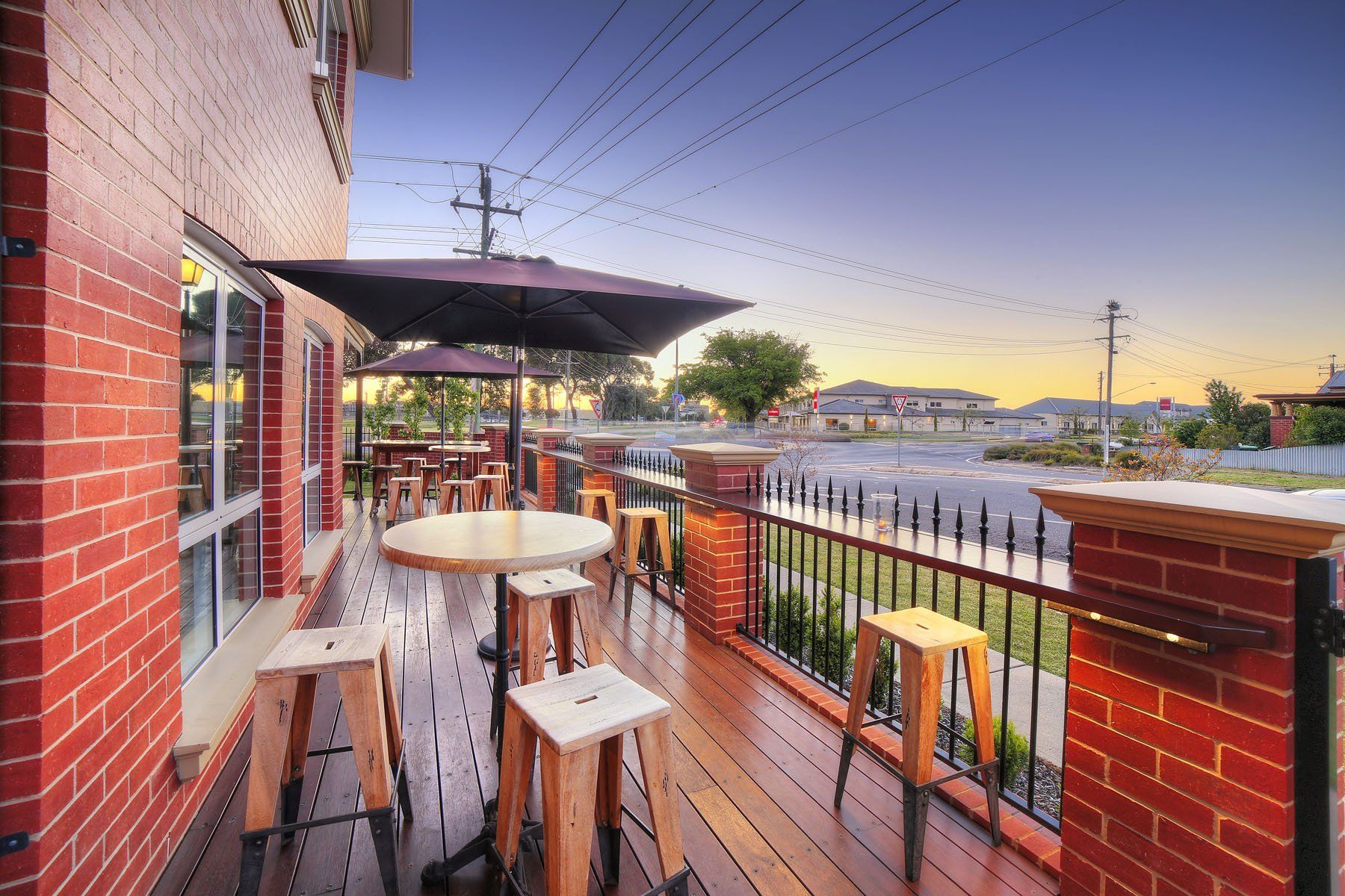 hotel accommodation with patio