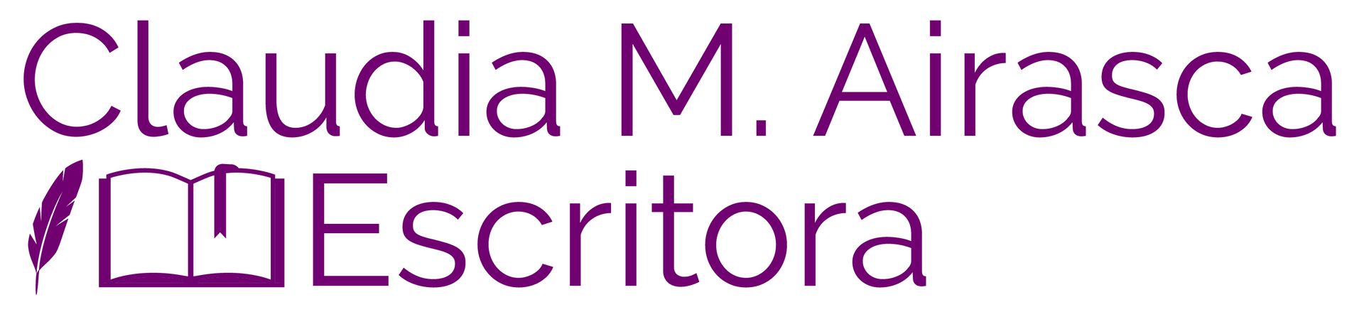 Claudia M. Airasca Escritora LOGO