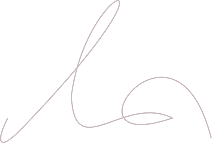 Stylized cursive