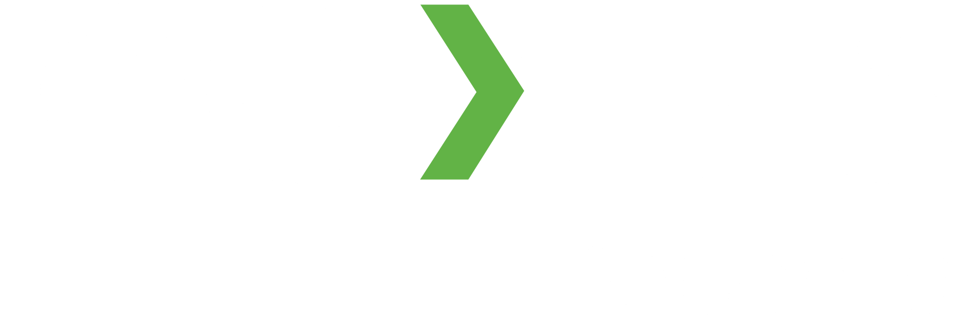A green arrow pointing to the right on a white background.
