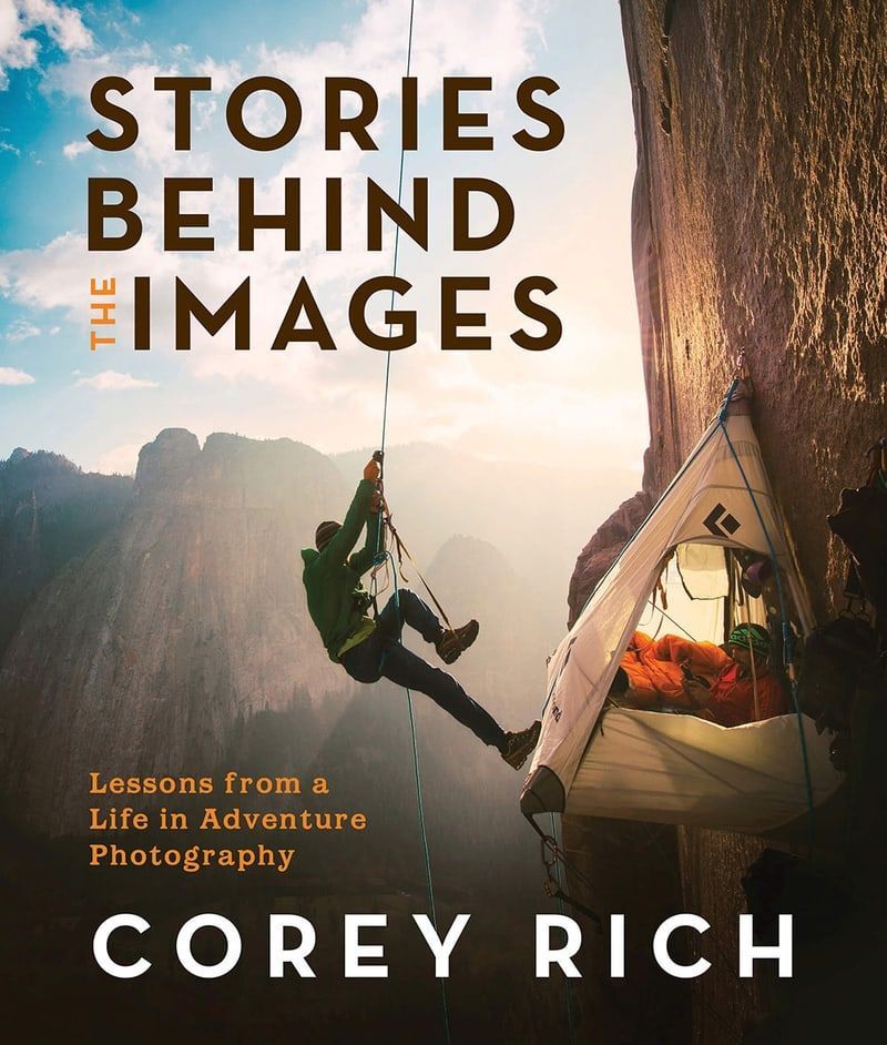 The cover of stories behind the images by corey rich