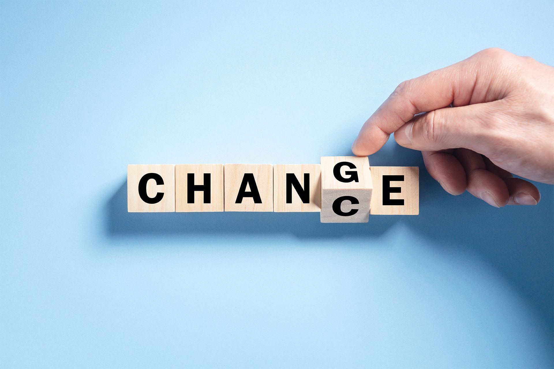 Change Word on Wood Blocks