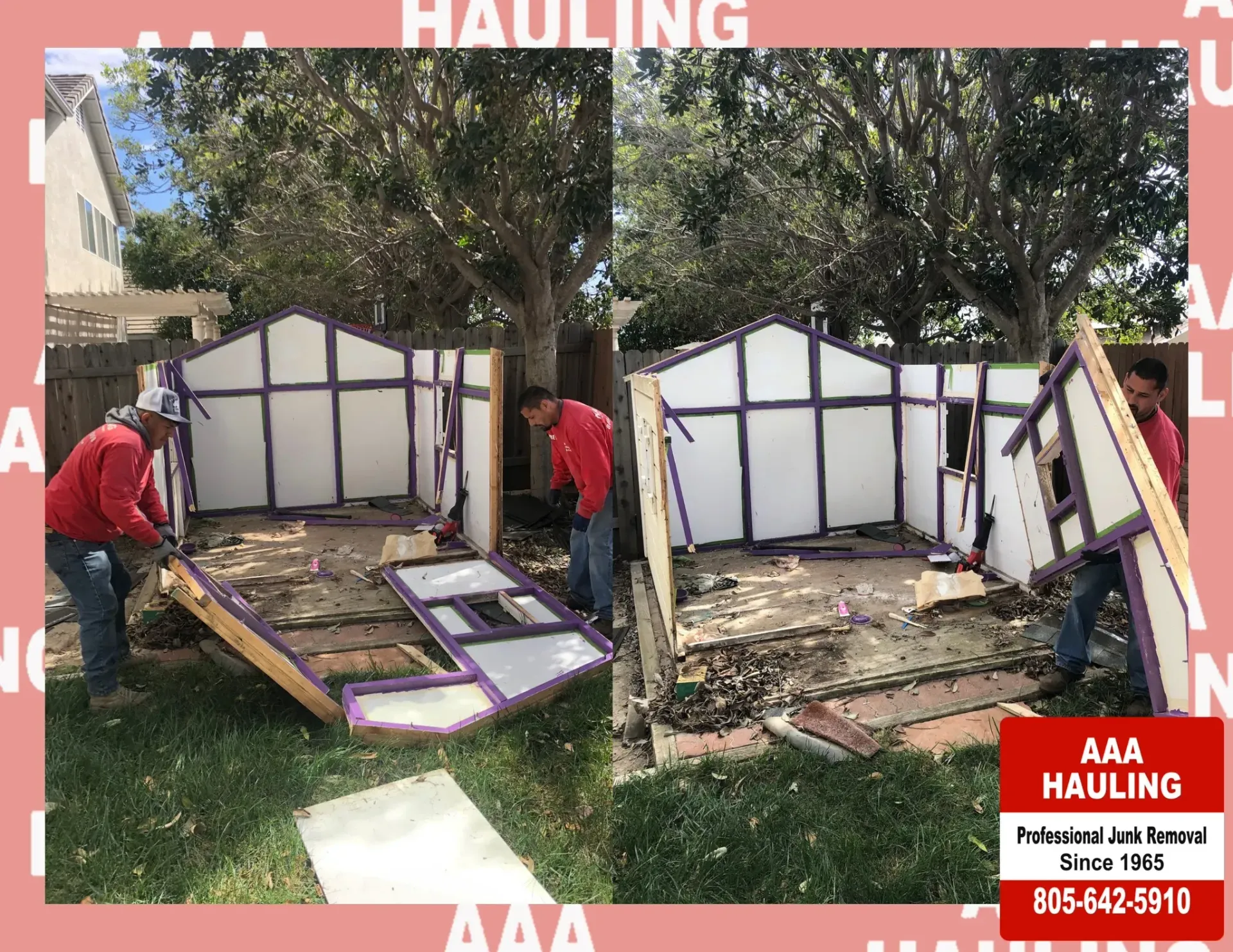 Before and after junk removal