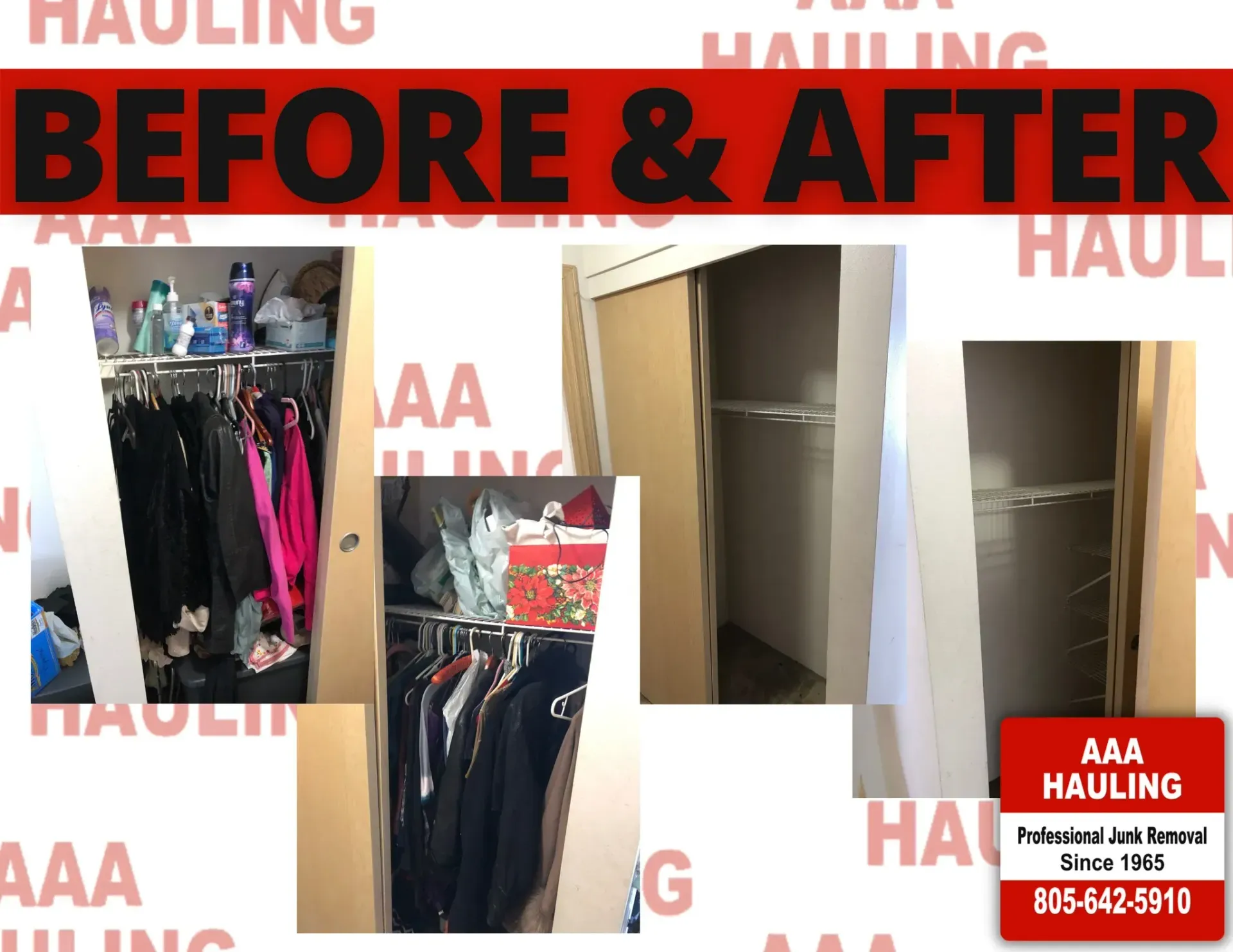 Before and after junk removal