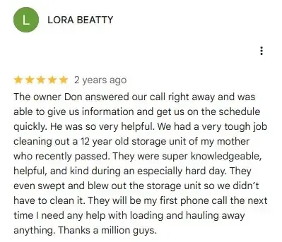 LORA BEATTY REVIEW