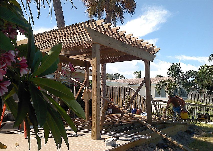 Pergola — Cocoa Beach, FL — Darrell’s Docks