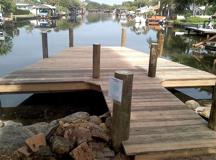 Dock On A Lake — Cocoa Beach, FL — Darrell’s Docks
