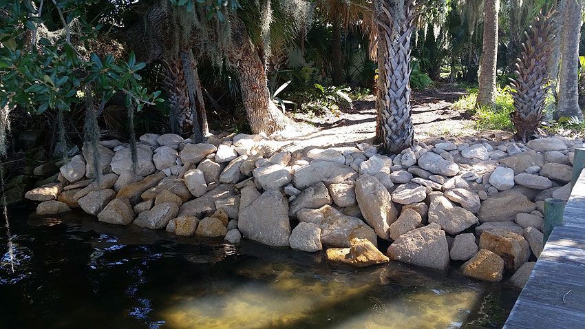 Shoreline On A Lake — Cocoa Beach, FL — Darrell’s Docks