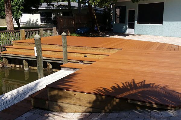 Deck Steps — Cocoa Beach, FL — Darrell’s Docks