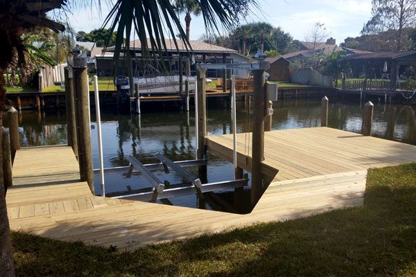 Boat-lifts — Cocoa Beach, FL — Darrell’s Docks