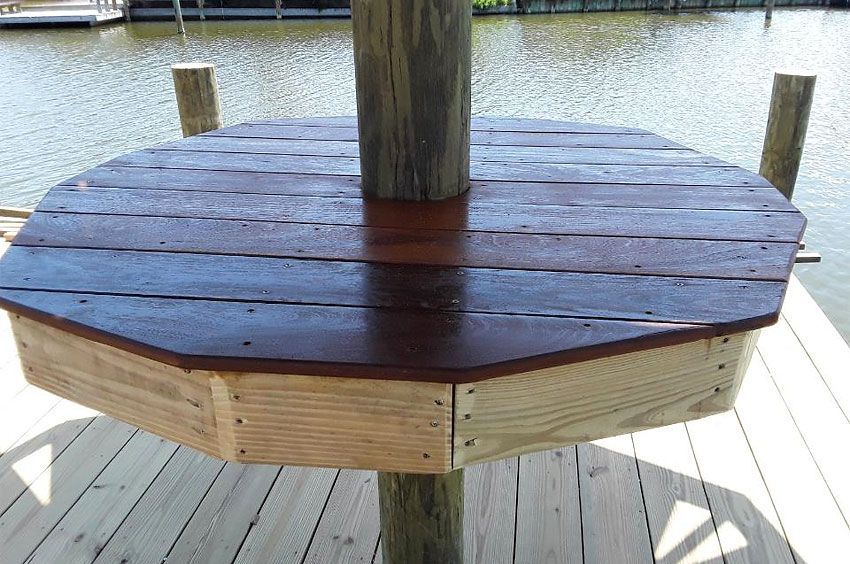 Sun Shade Table — Cocoa Beach, FL — Darrell’s Docks