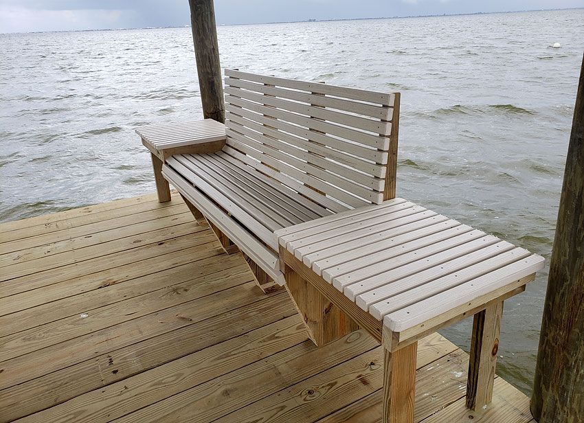 Bench & Table — Cocoa Beach, FL — Darrell’s Docks