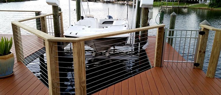Deck Railway — Cocoa Beach, FL — Darrell’s Docks