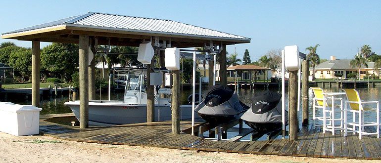 Boat Parking Area — Cocoa Beach, FL — Darrell’s Docks