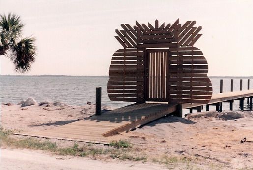 Dock With Wooden Door — Cocoa Beach, FL — Darrell’s Docks