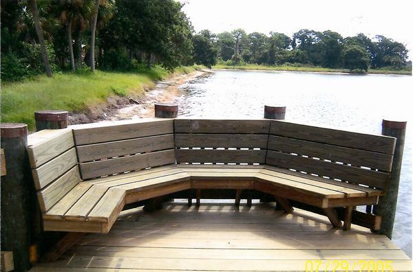 Hexagon Bench — Cocoa Beach, FL — Darrell’s Docks