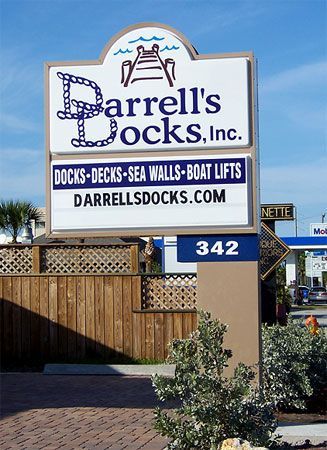 Business Sign — Cocoa Beach, FL — Darrell’s Docks