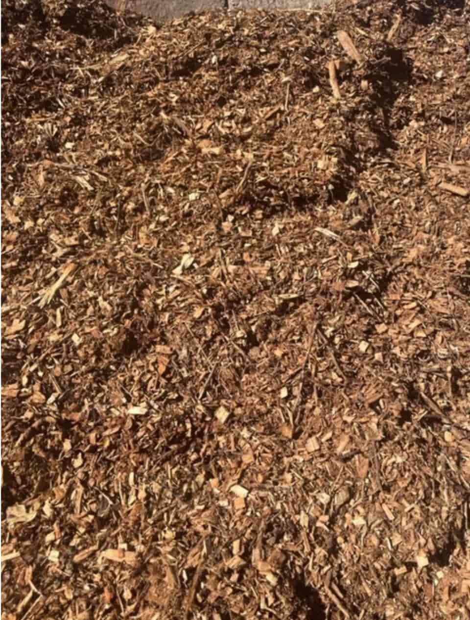 A Pile of Brown Mulch — Ourimbah Landscape Supplies In Ourimbah, NSW
