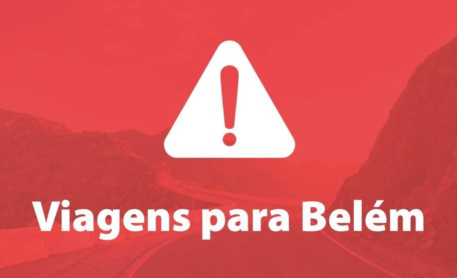 Sinal de alerta com o texto