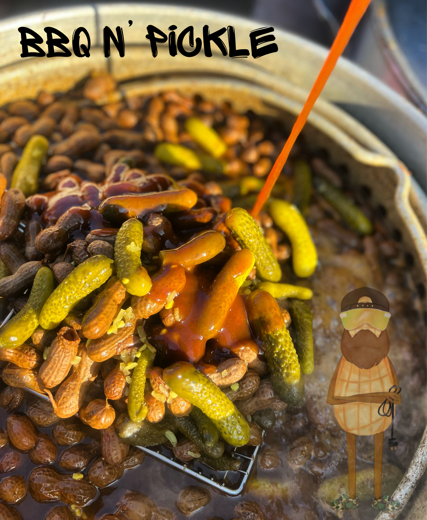 BBQ n' Pickle Boiled Peanuts