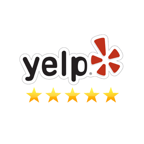 Yelp 5 Star reviews Logo