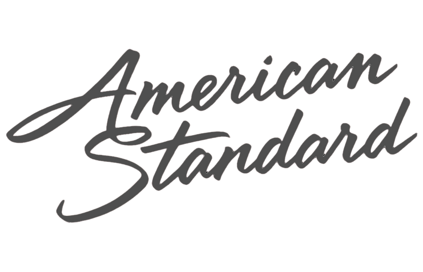 The American Standard logo in dark gray script on a white background.