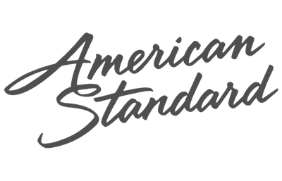 The American Standard logo in dark gray script on a white background.