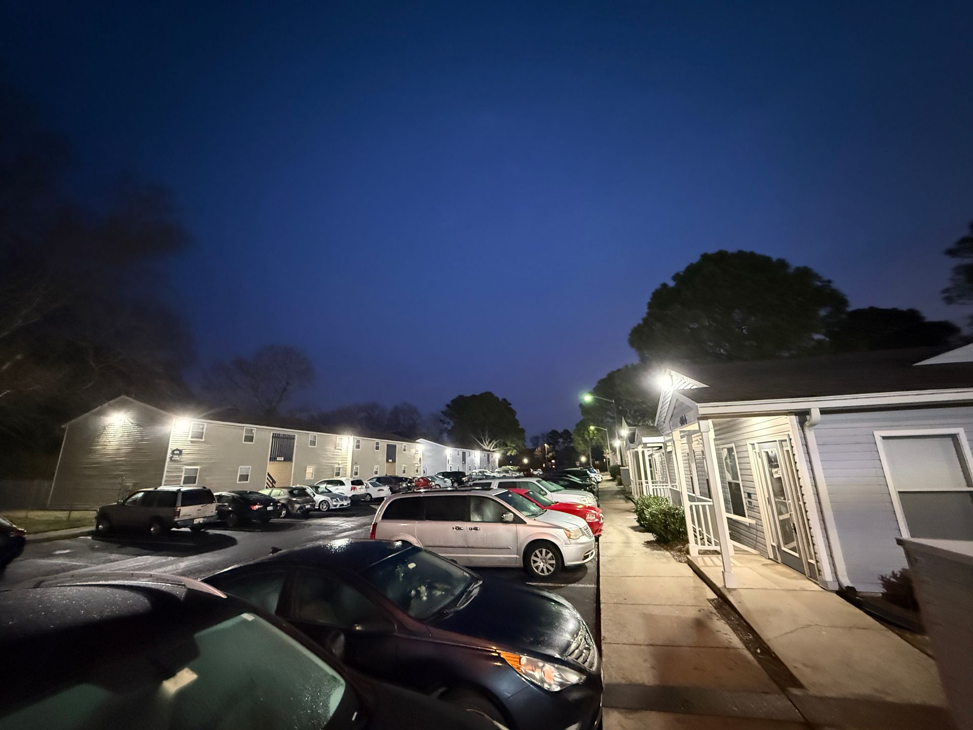 Apartment lighting throughout property